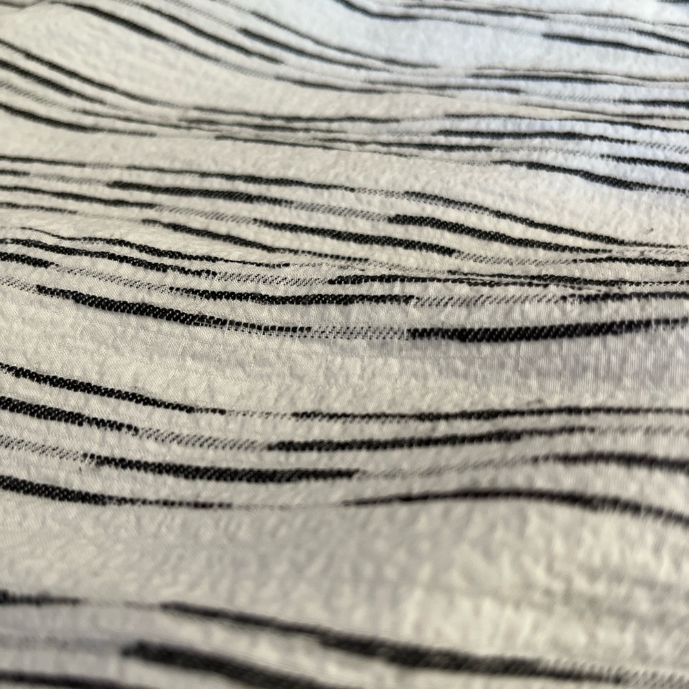 Calvin Klein Black Striped and White Sleeveless Sundress - Picture 13 of 14